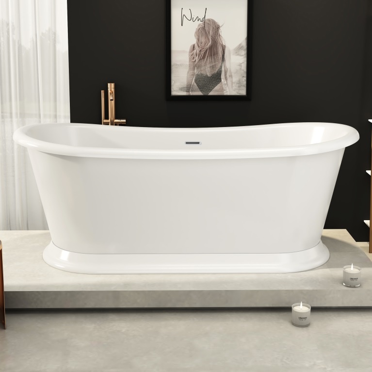 Sanctuary Chabanon 1580mm Boat Bath | Sanctuary Bathrooms